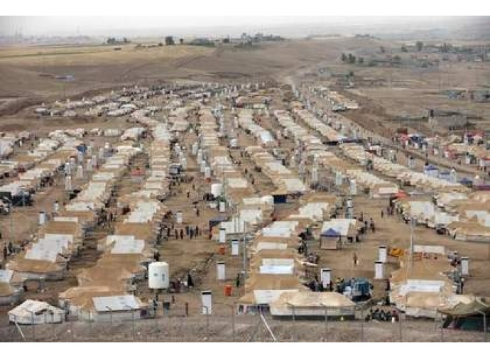 Campo profughi nei dintorni di Erbil